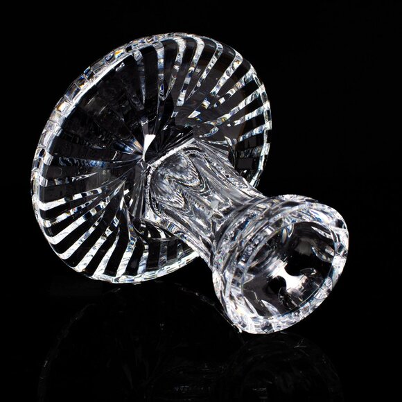 Waterford Crystal Cut Glass Candle Holder - Picture 2 of 5